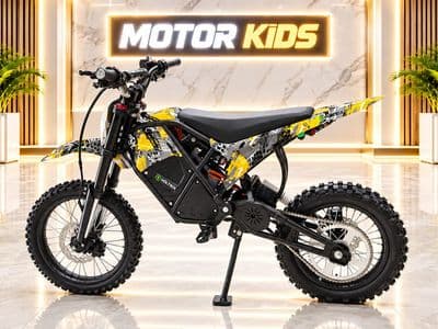 אופנוע שטח חשמלי VOLTRIX 72V בצבע צהוב-שחור, צילום 10