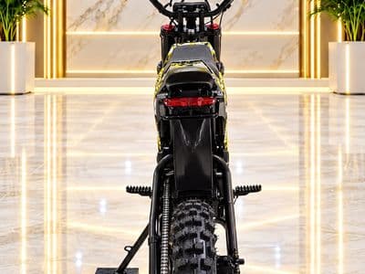 אופנוע שטח חשמלי VOLTRIX 72V בצבע שחור, צילום 14