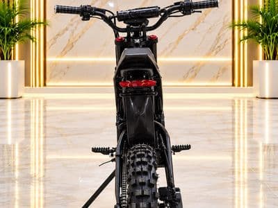 אופנוע שטח חשמלי VOLTRIX 72V בצבע שחור, צילום 17