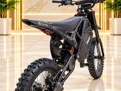 אופנוע שטח חשמלי VOLTRIX 72V בצבע שחור, צילום 18