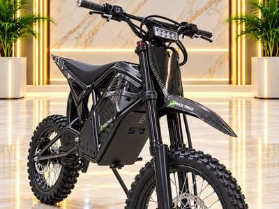 אופנוע שטח חשמלי VOLTRIX 72V בצבע שחור, צילום 22